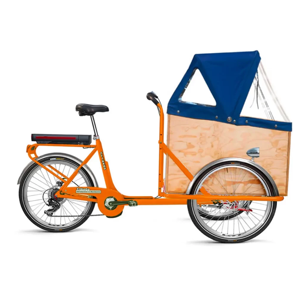 ebike pandabike cargobike con sedute discover marche1